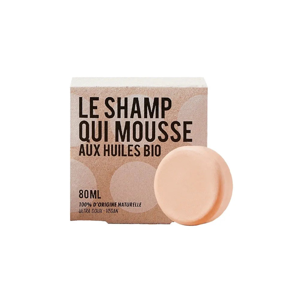 Shampooing solide aux huiles bio