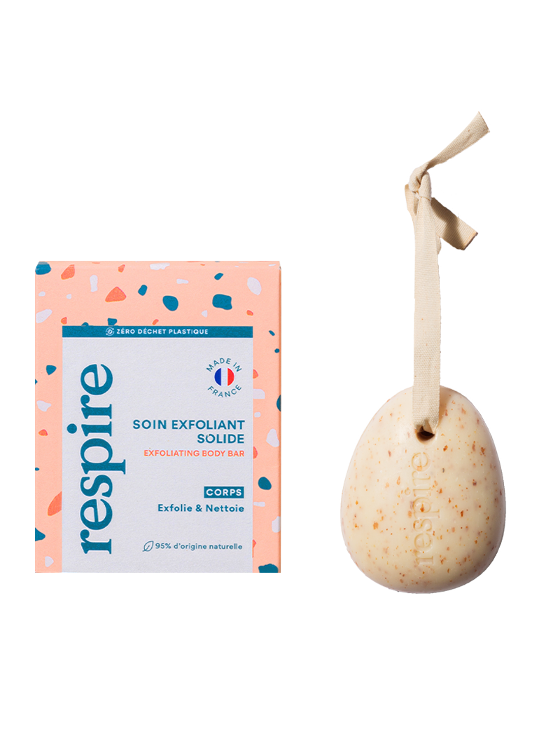 Soin exfoliant solide pour le corps