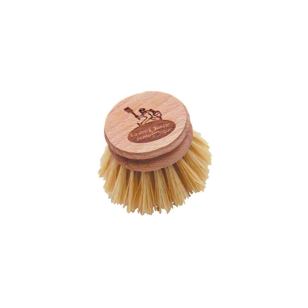 Recharge brosse vaisselle en bois et fibres